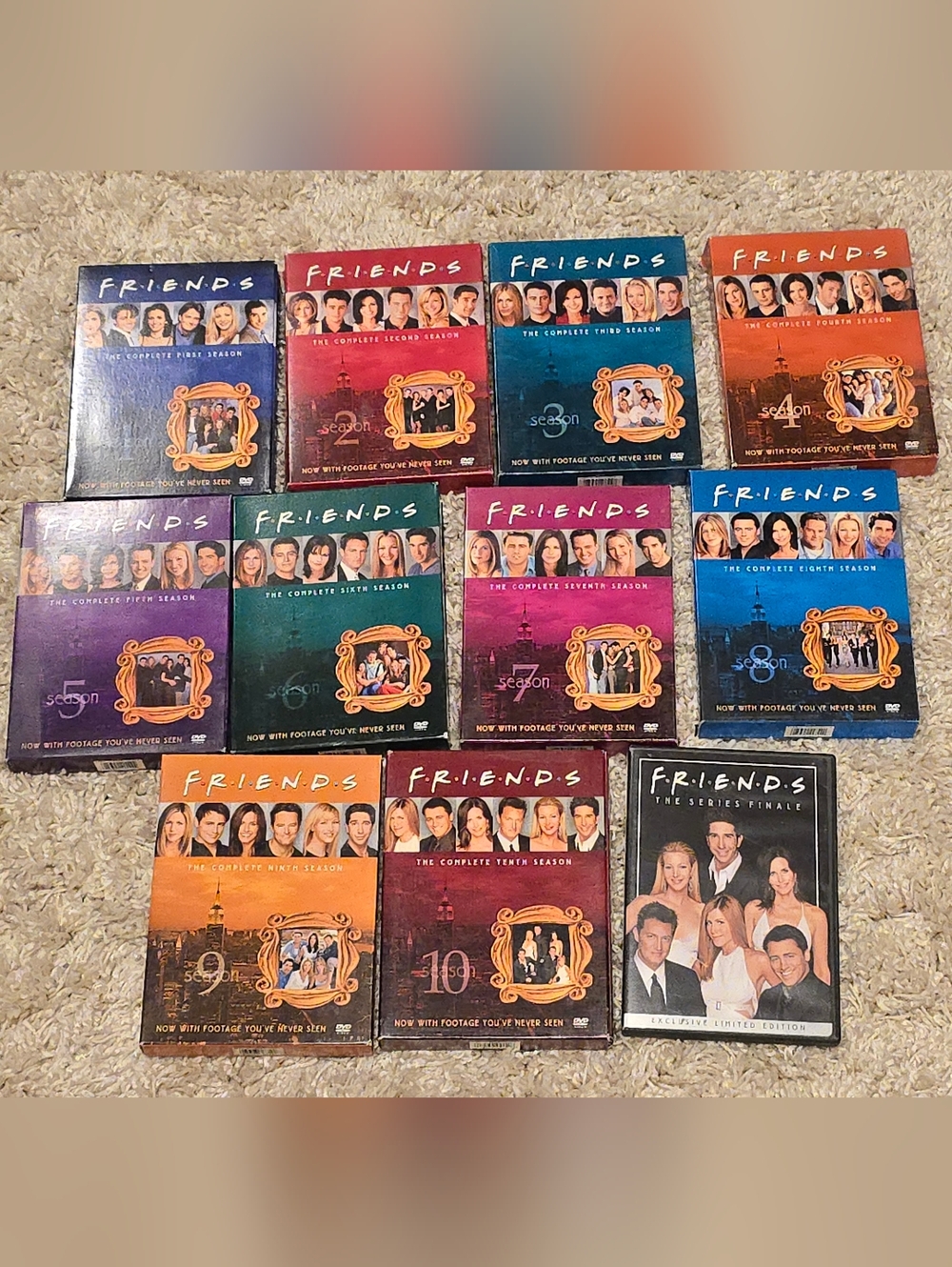 Friends TV Series Complete Season DVD Boxed Collection Plus Final Episode Disc - Picture 3 of 4